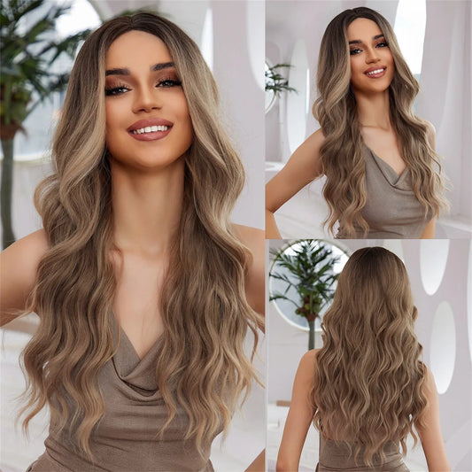 28# Women's long wig in multiple colors