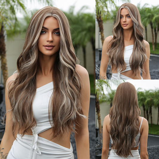 15#-Women's long wig