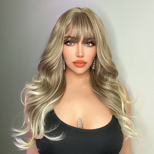 Women's long wig